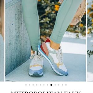 Brand new never worn sneakers. Loved these but they run small. Fit more like 9